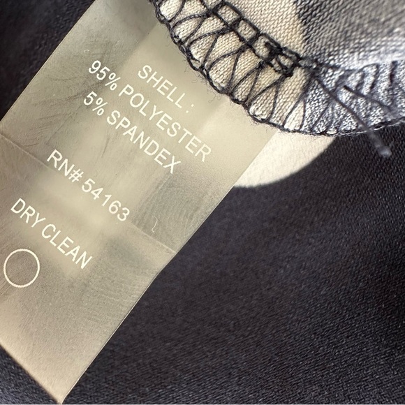 Tommy Hilfiger Dress Navy Blue White Dots Preppy Business Academia Cocktail Sz 6 - Picture 4 of 5